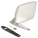 Universal Rectangle Door Mirror, Chrome