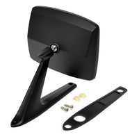 Universal Rectangle Door Mirror, Satin Black