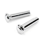 Door Lock Knob Set, Chrome Plastic (AP5-CM)