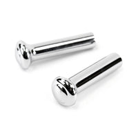 Door Lock Knob Set, Chrome Plastic (AP5-CM)