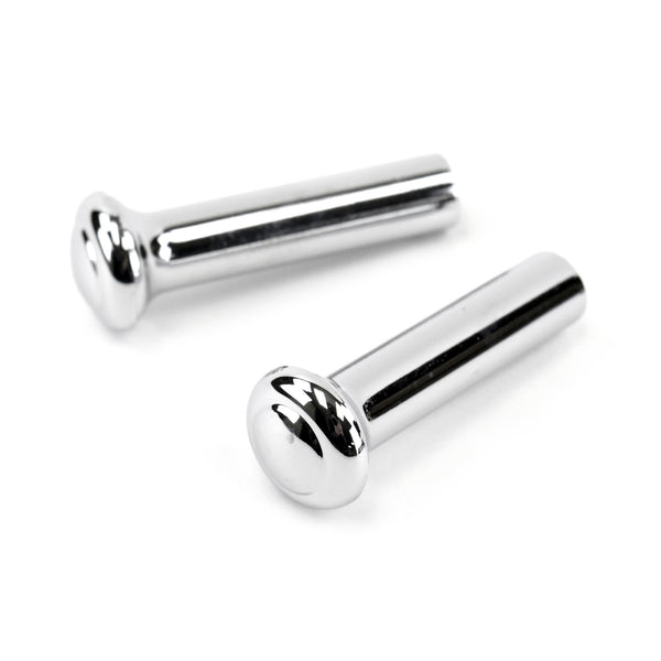 Door Lock Knob Set, Chrome Plastic (AP5-CM)