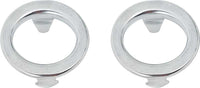 Door Lock Knob Ferrule/Surround Set, Stainless (VF/VG Coupe)