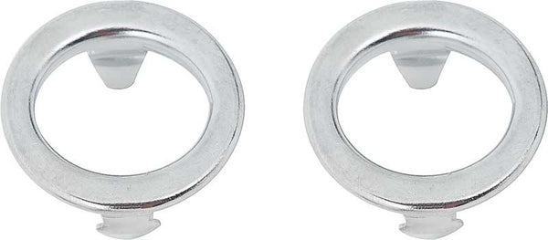 Door Lock Knob Ferrule/Surround Set, Stainless (VF/VG Coupe)