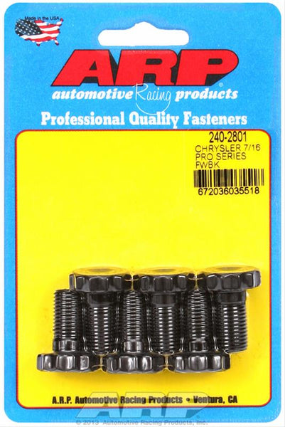 ARP Flywheel Bolt Set, 7/16" (RV1-CM)