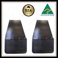 Rear Mudflap Set, Rubber (AP6-VG)