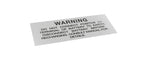 Battery Warning Decal (AP5-CM)