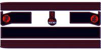 Body Stripe Kit, Black With Orange Stripes (VG Pacer Sedan A84/A88)