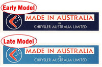 "Made In Australia" Cowl Decal (AP5-VC)