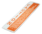"Sure Grip" Caution LSD Differential Decal