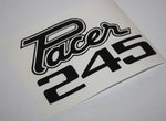 "Pacer 245" Boot Decal (VG)