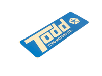 "Todd Motors Ltd" Dealer Decal