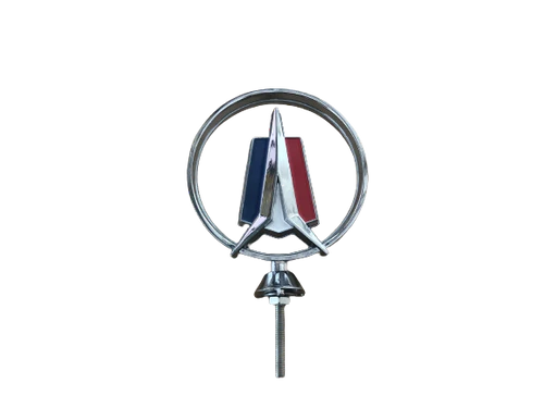 "Six Cylinder" Emblem Bonnet Badge, Flat Pedastool (AP5/VE/VH-VK)