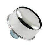 Chrome Oil Breather Cap, Push-In