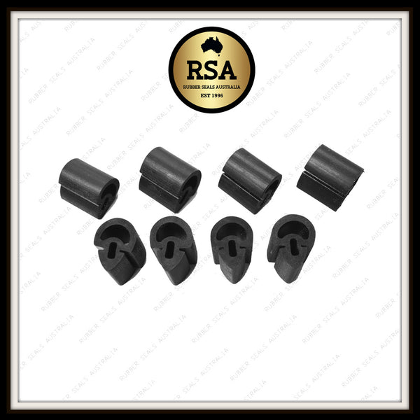 Door Bump Stop Set (8x), Rubber (RV1-CM)