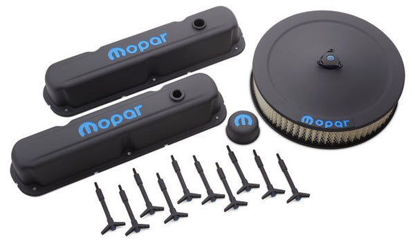 Mopar Complete Dress-Up Kit, Crinkle Black (Small Block)