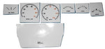 Dash Dial Decal Set, White (VG Pacer)