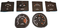 Dash Dial Decal Set, Black (VH Charger & Pacer)