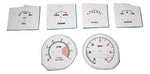 Dash Dial Decal Set, White (VH Charger & Pacer)