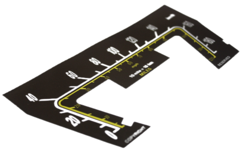 Speedo Gauge Conversion Decal, Standard (VG)