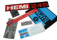 Engine Bay Decal Set, Hemi 245 (VH)